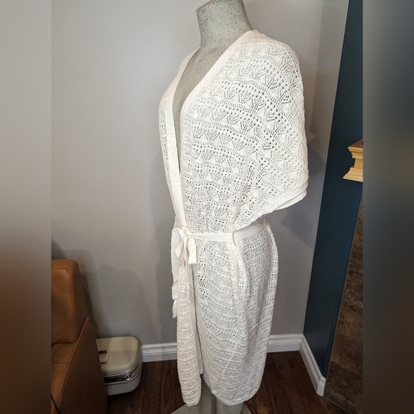 Torrid Crochet Short Sleeve Tie Waist Sweater XL, 2x, 3x NWT - Picture 3 of 16